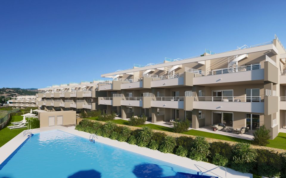 Développement en front de golf à Estepona