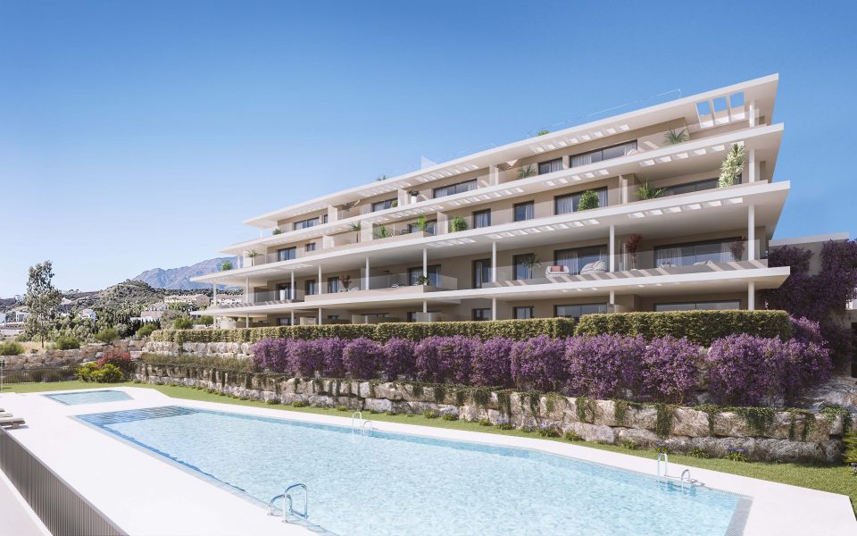 Appartements en bordure de golf à Estepona