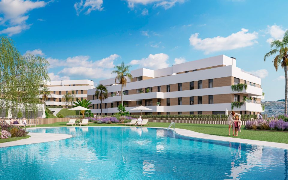 Vue d'ensemble Luxueuse résidence en front de golf à La Cala de Mijas