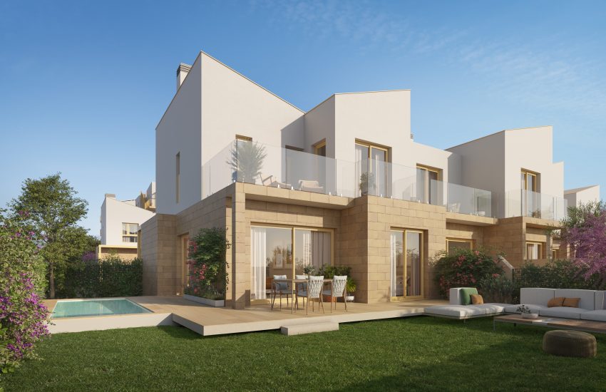 Vue d'ensemble Luxueuses maisons écologiques à Denia