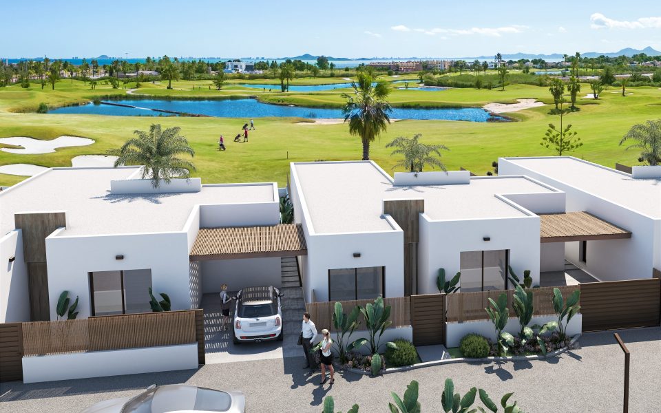 Vue d'ensemble Villas en bordure de golf à Los Alcázares