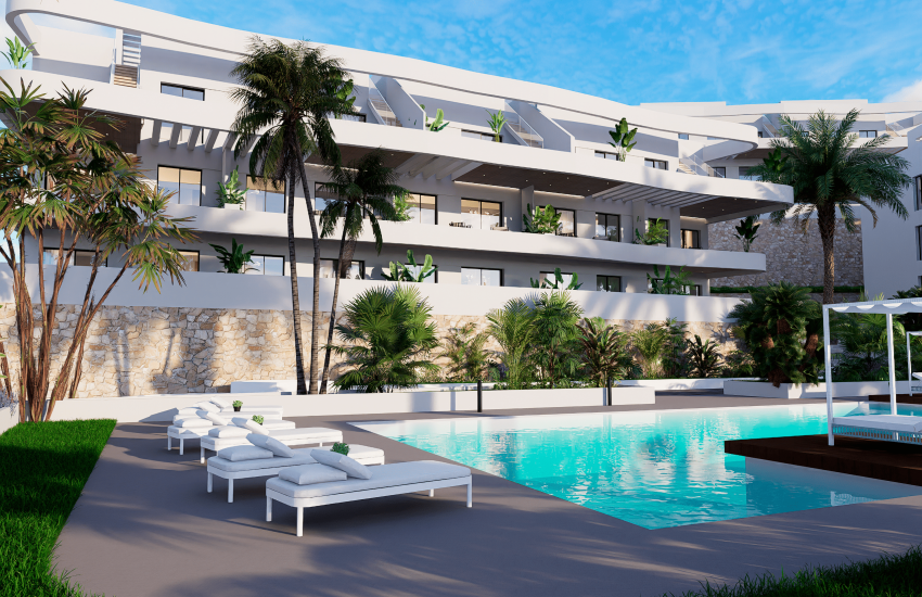 Vue d'ensemble Appartements en front de golf à Finestrat
