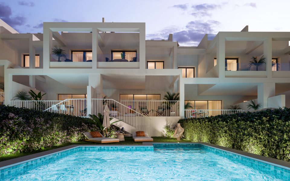 Vue d'ensemble Charmantes maisons contemporaines à Manilva