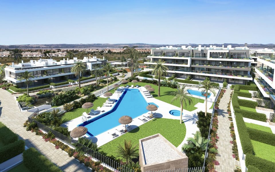 Vue d'ensemble Luxueuse résidence au bord de la Lagune Rose