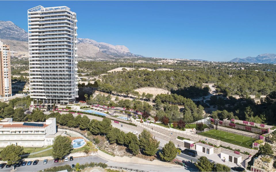 Vue d'ensemble Résidence de première classe à Benidorm