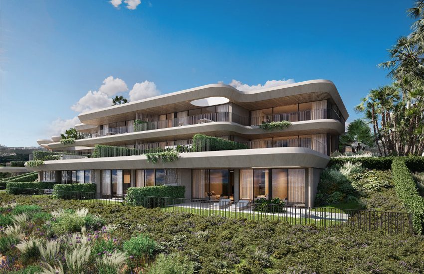 Vue d'ensemble Luxueuse résidence verte à Casares Costa