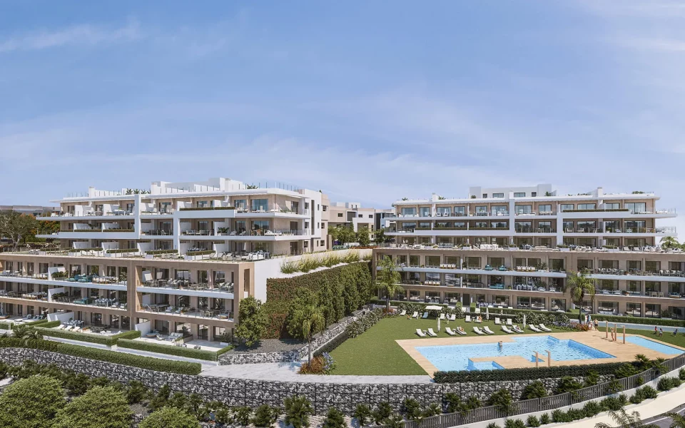 Vue d'ensemble Nouveau programme résidentiel à Estepona