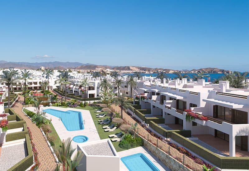 Vue d'ensemble Résidence clé en main à San Juan de los Terreros